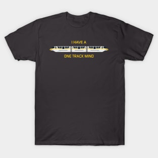 Yellow One Track Mind T-Shirt